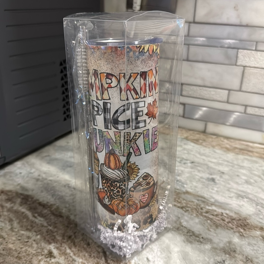 Pumpkin Spice Junkie 20oz tumbler